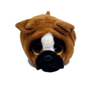 Teeny Tys Diggs the Boxer Dog Beanie Boos Sparkly Eyes Collectible Toy‎ Gift